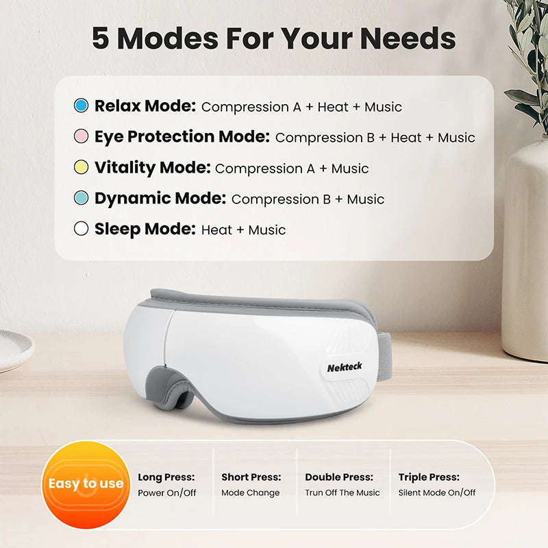 Bluetooth Eye Mask for Sleep Aid Relaxation