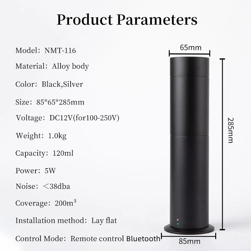 Aroma Diffuser Air Purifier Metal Material Freshener