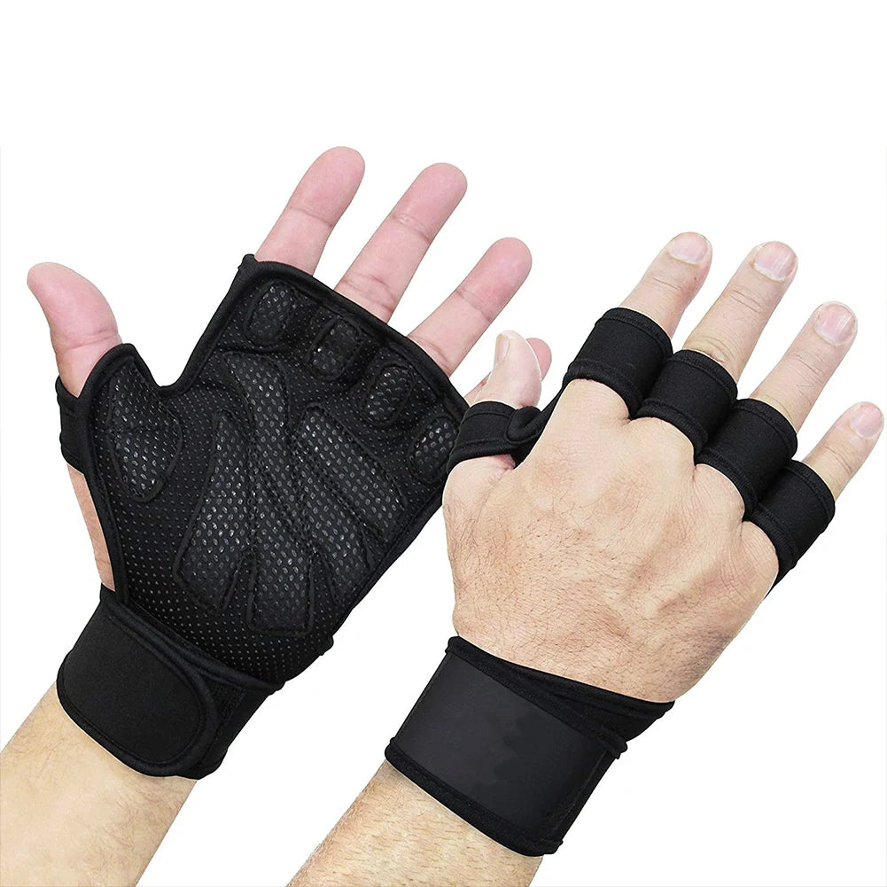 Weight Lifting Training Gloves with Wrist Support