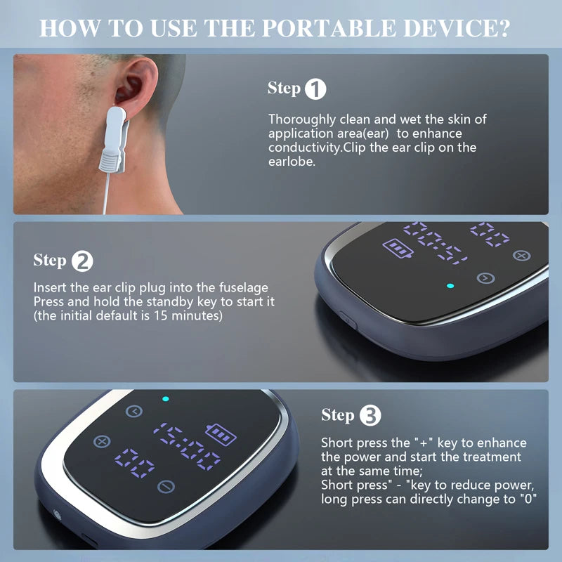 Sleep Aid Device CES Stimulation Therapy Anxiety