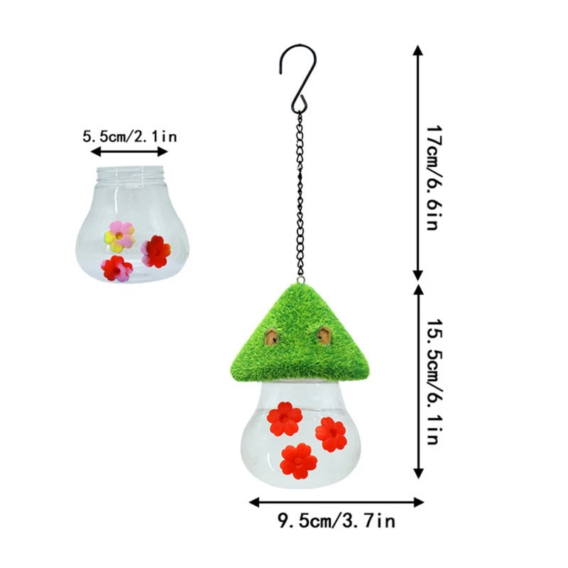 Outdoor Garden Hanging Hummingbird Water Feeders