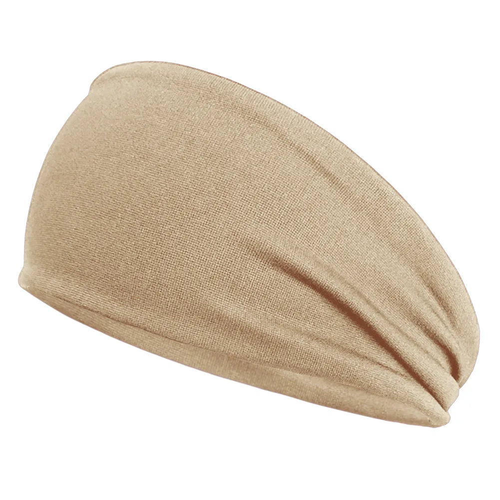 Men Women Sports Headband Elastic Fitness Sweatband