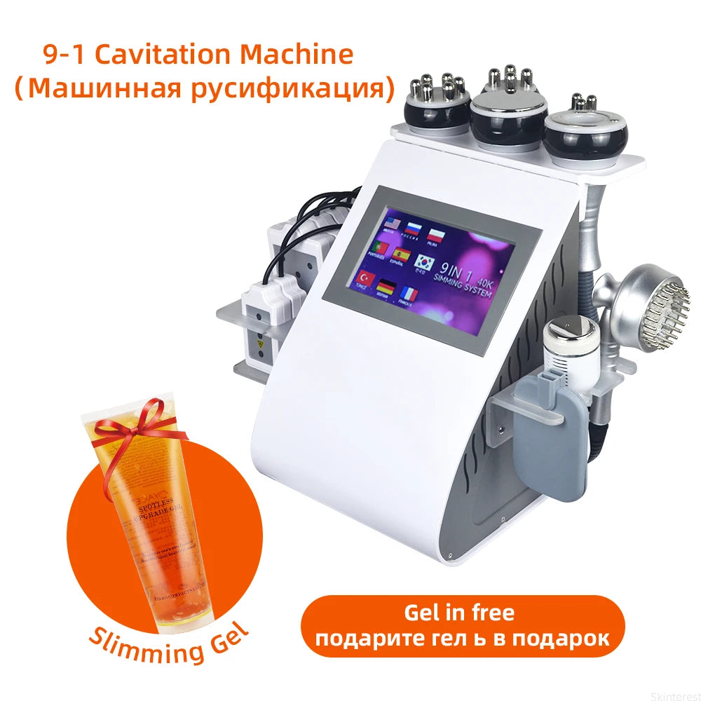 9 in 1 Cavitation Ultrasonic Body Slimming Machine