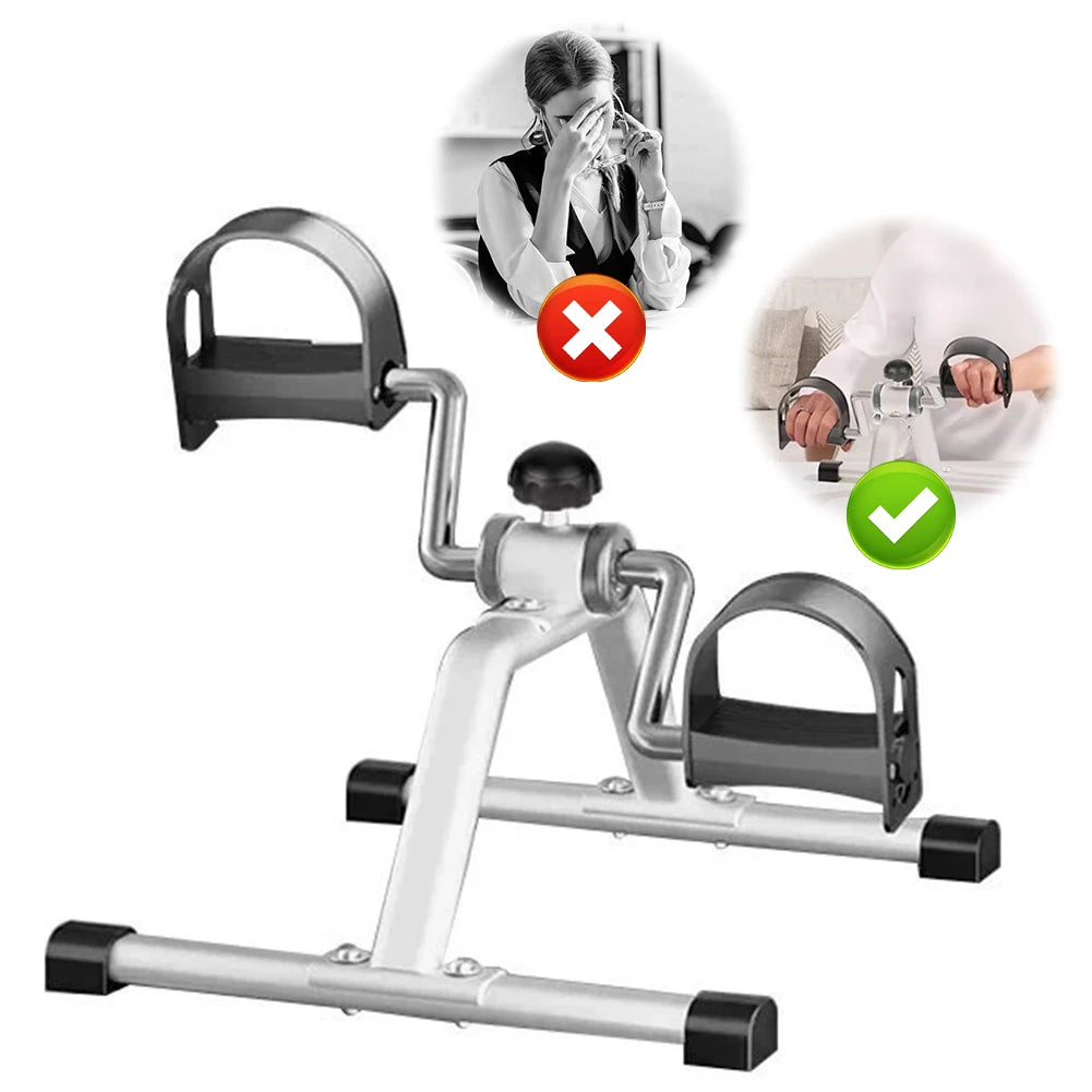 Folding Portable Stationary Exercise Bike Pedal Exerciser