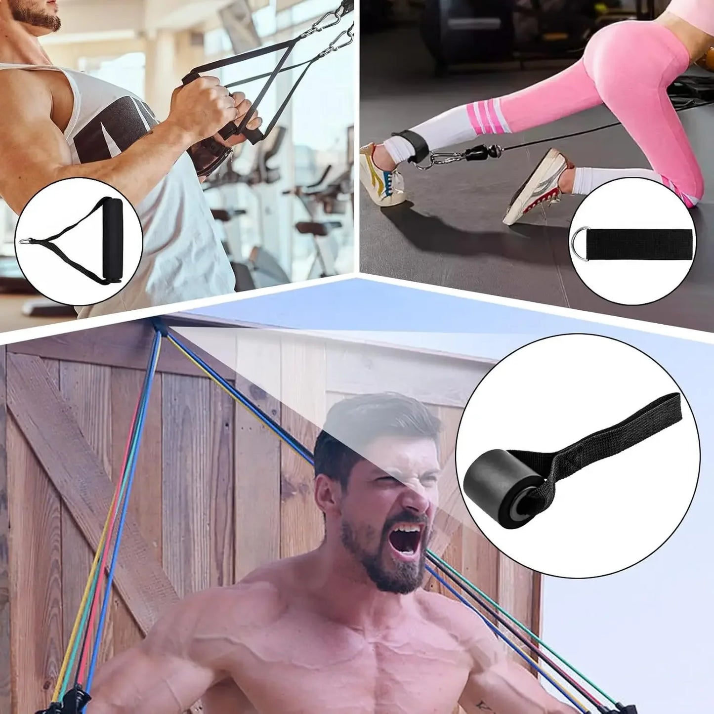 11 Pieces/Set Crossfit Latex Resistance Band