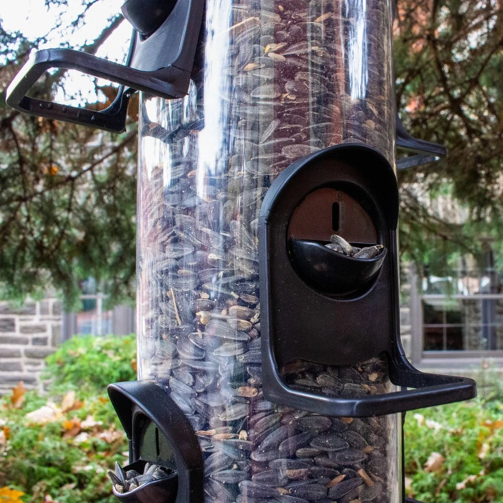 Wild Bird Feeder with Swivel Ports