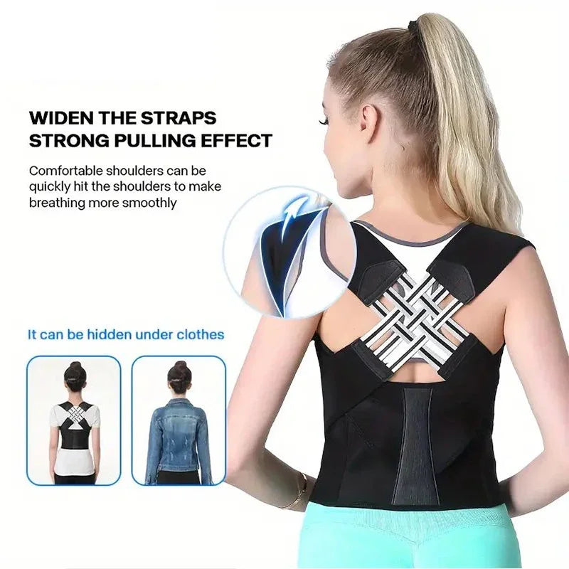 Back Brace Posture Corrector Shoulder Straightener Adjustable