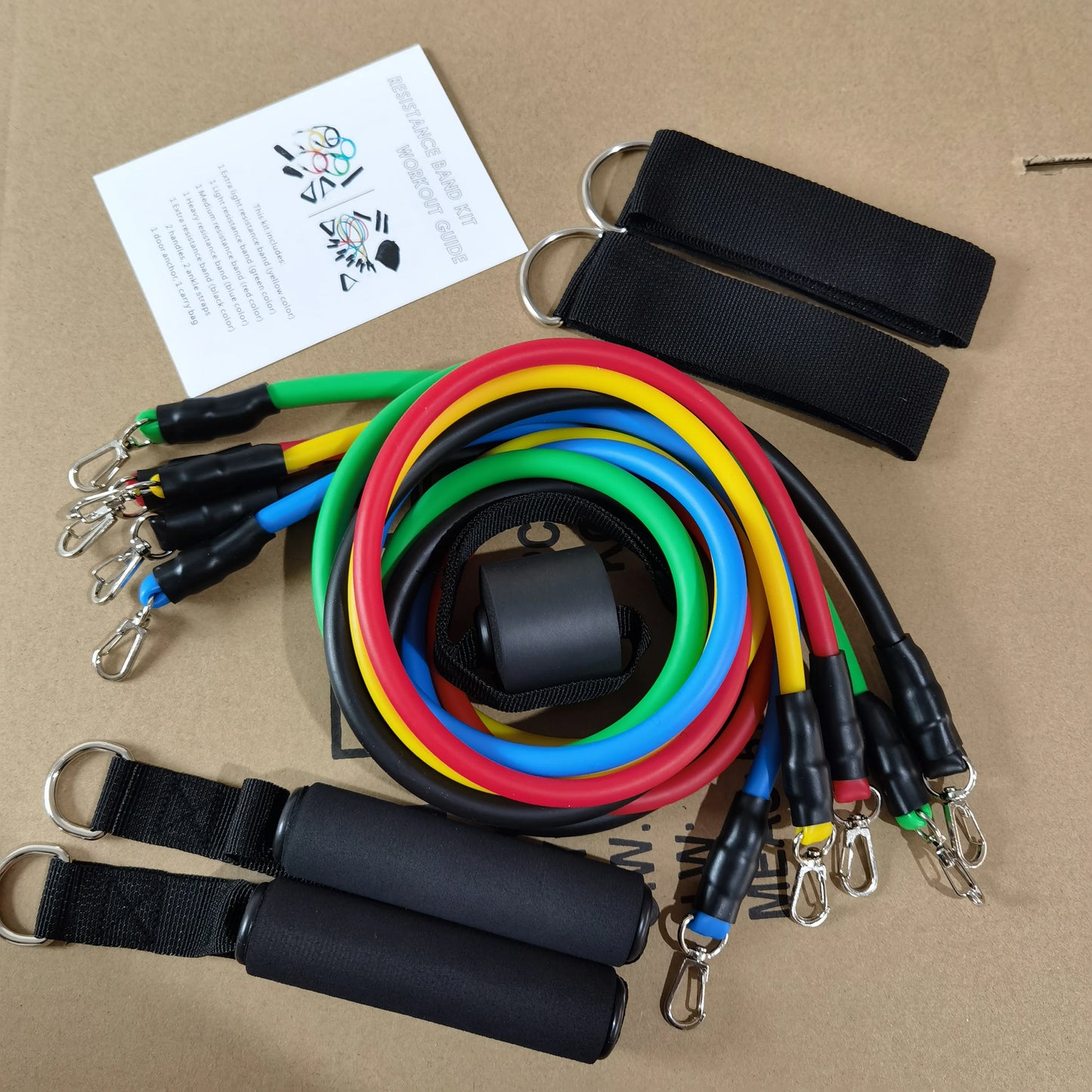 11 Pieces/Set Crossfit Latex Resistance Band