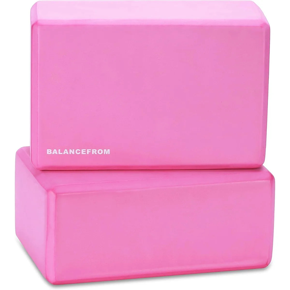High Density Yoga Blocks, 9"x6"x4" Each, Pair