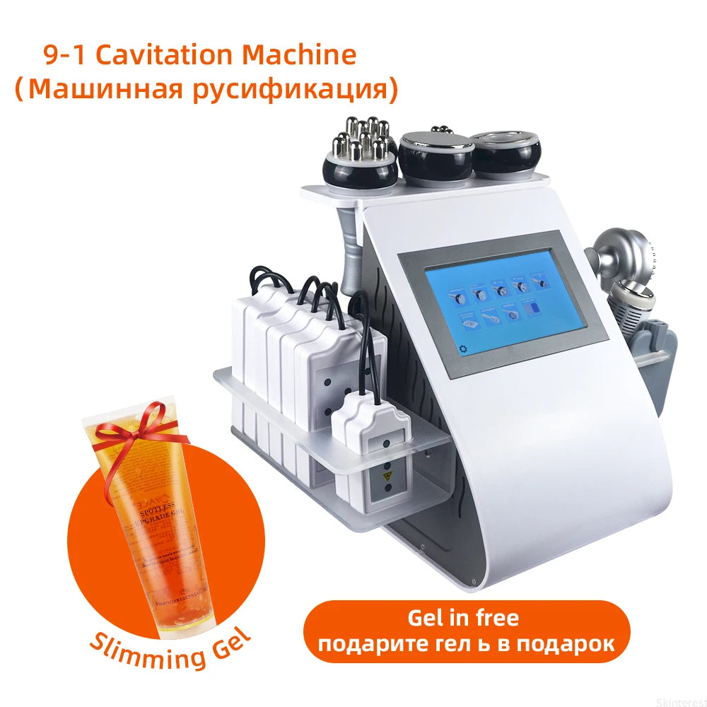 9 in 1 Cavitation Ultrasonic Body Slimming Machine