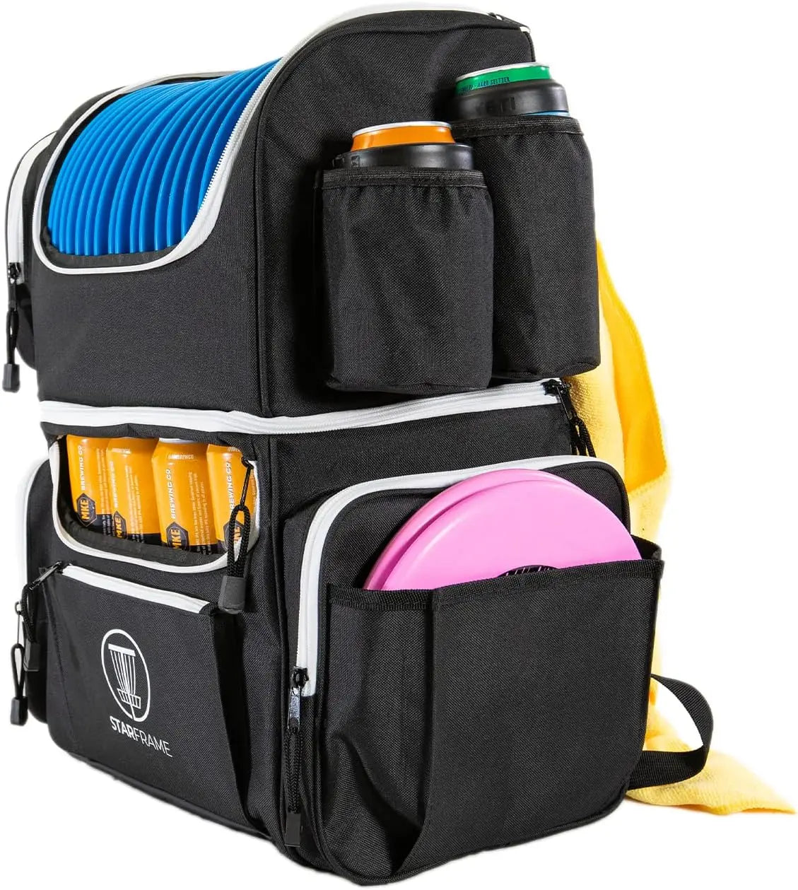 16-Disc Golf Bag Backpack With Cooler