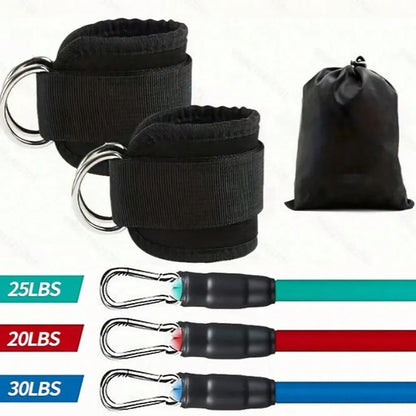 3pcs Portable Home/Gym Ankle Resistance Bands