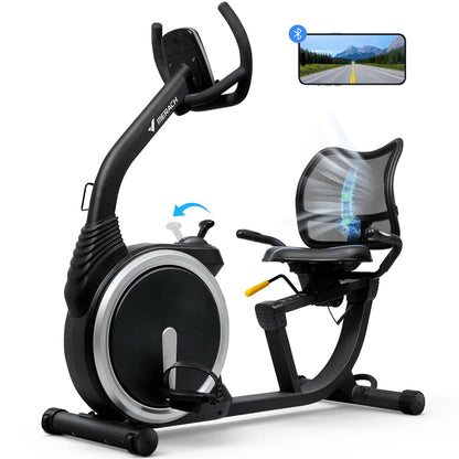 High-End Recumbent Exercise Bike for Home