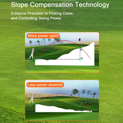 Golf 8x Magnification 1200Y Laser Range Finder