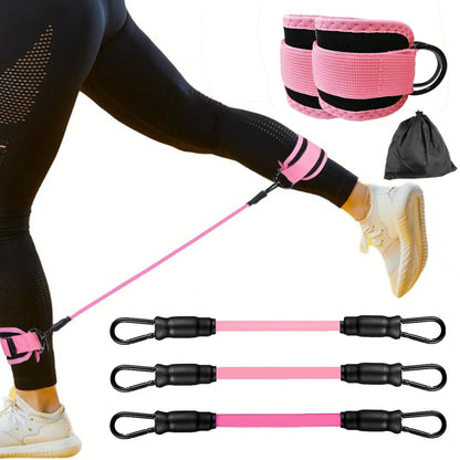 3pcs Portable Home/Gym Ankle Resistance Bands
