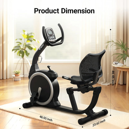 High-End Recumbent Exercise Bike for Home