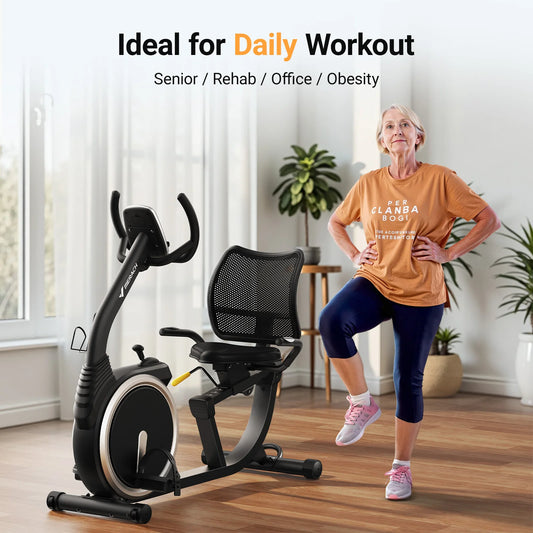 High-End Recumbent Exercise Bike for Home