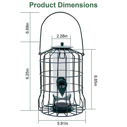 Bird Feeder Squirrel-Proof Chew-Proof Metal