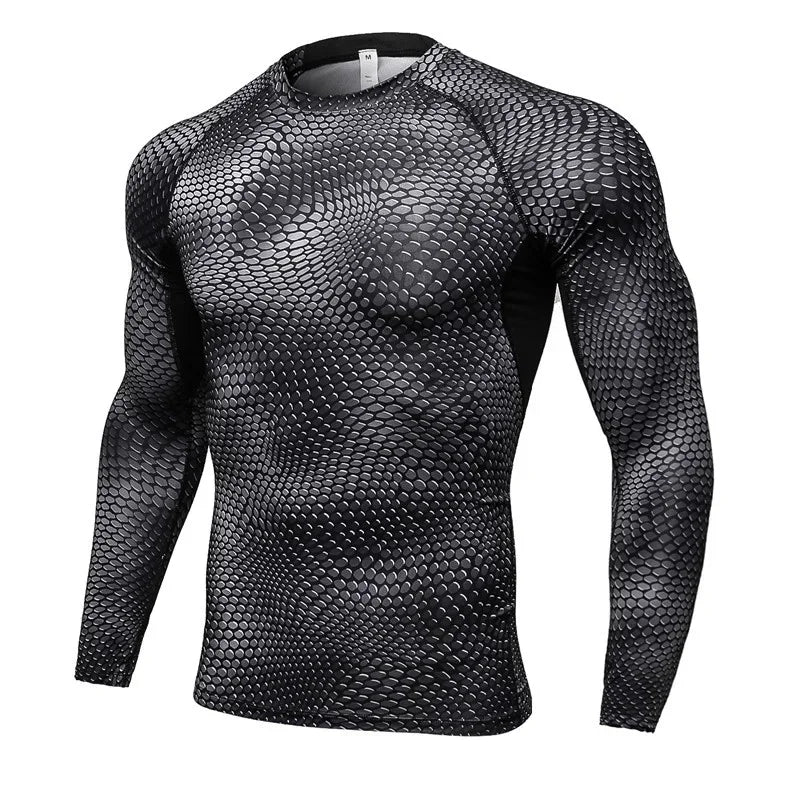 Men's Fitness Running Training Long-Sleeved Shirts