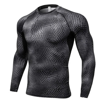 Men's Fitness Running Training Long-Sleeved Shirts