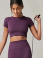 Women Yoga Top Seamless Sport T Shirts