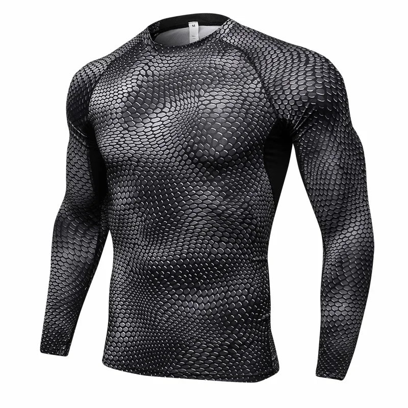 Men's Fitness Running Training Long-Sleeved Shirts