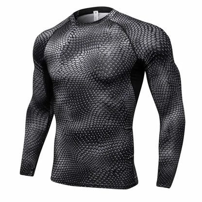 Men's Fitness Running Training Long-Sleeved Shirts
