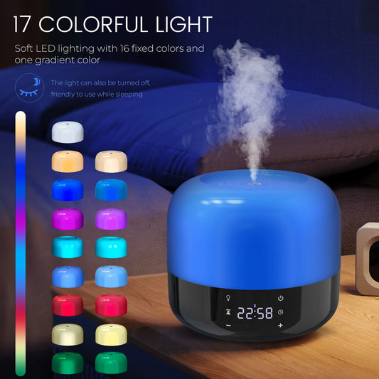 Mini Air Humidifier Usb Aroma Diffuser LED