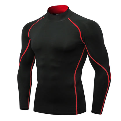 Compression Shirts Long Sleeve Quick Dry Turtleneck