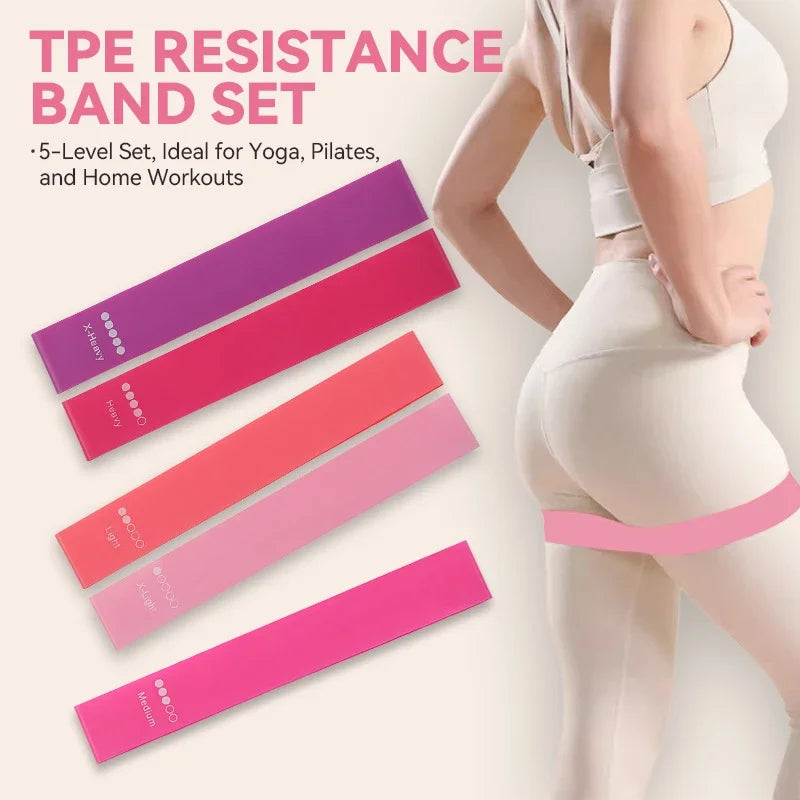 5 Levels Resistance Bands Set – Exercise Bands