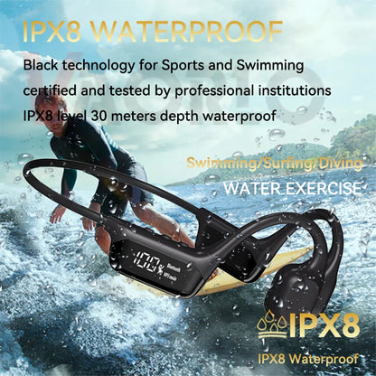 IPX8 Waterproof Bluetooth 32G Bone Conduction Headphone