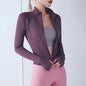 Fitness Sports Jacket Women's Zipper Long-sleeved