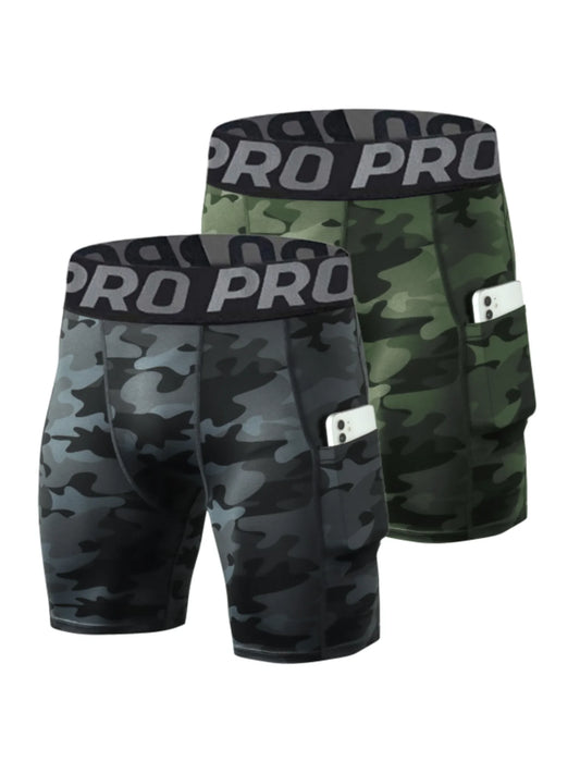 Compression Shorts  Sportswear Fitness Training Gym Tights