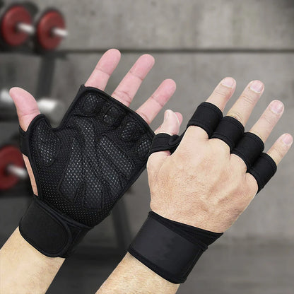 Weight Lifting Training Gloves with Wrist Support