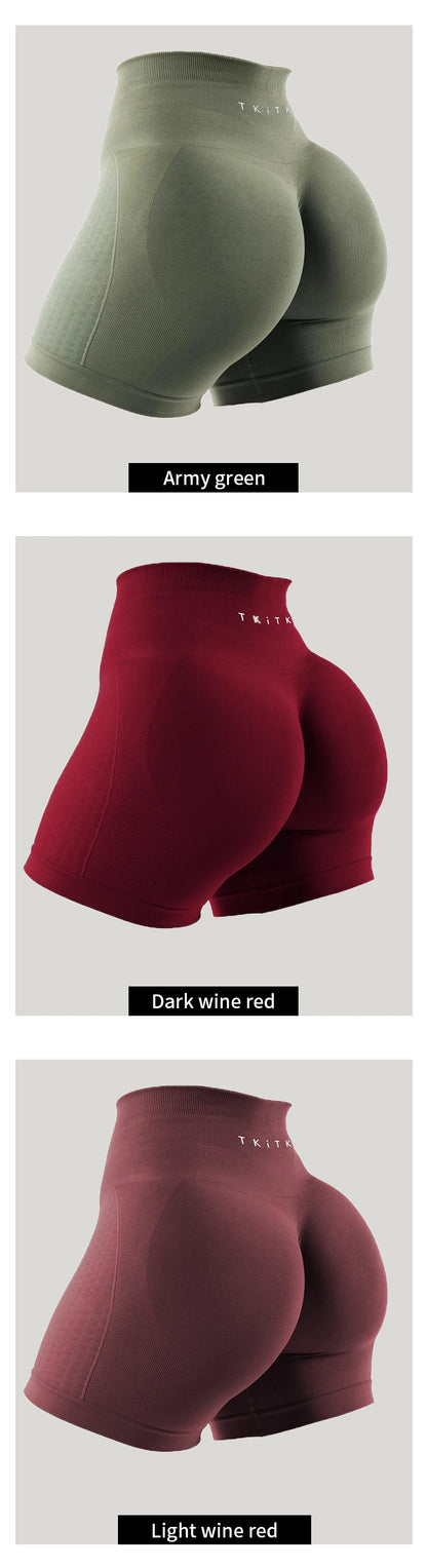 2Pcs TKITK Shorts Women Soft Workout Tights
