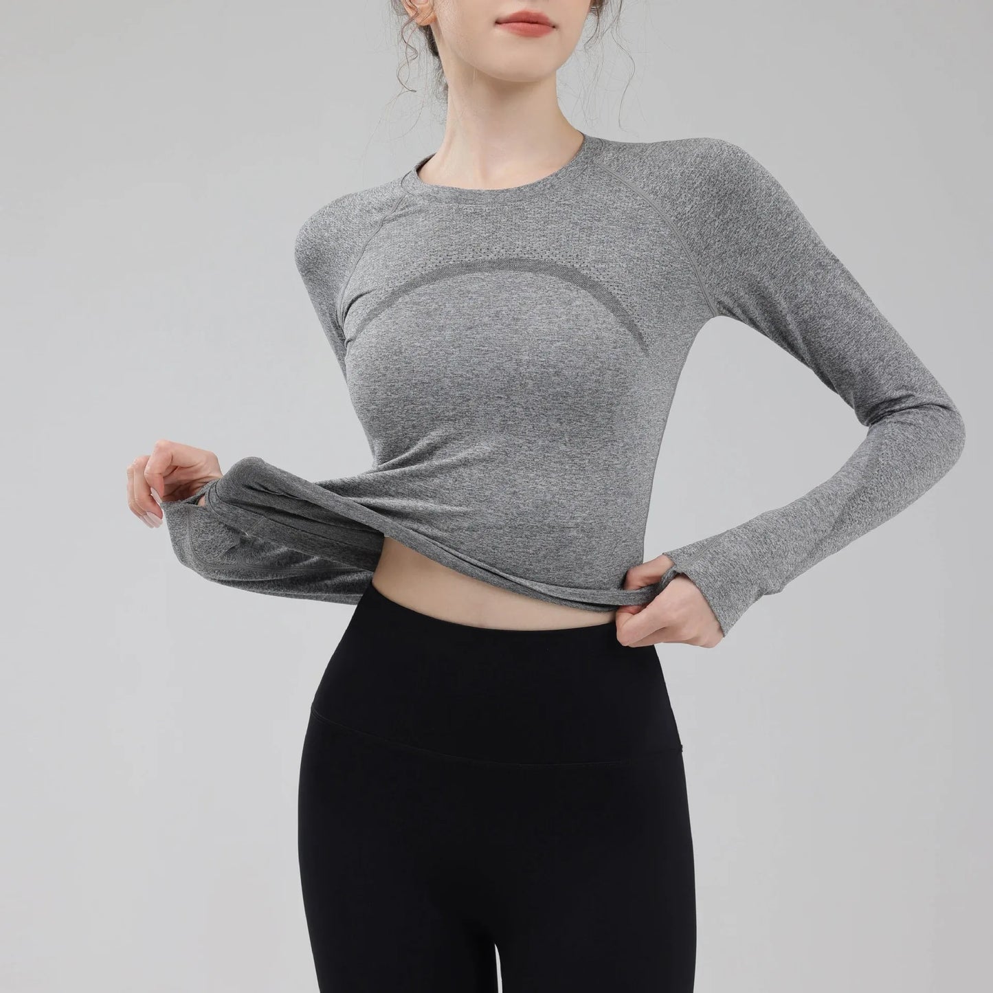 Women's Long Sleeve Yoga Shirts Sport Top