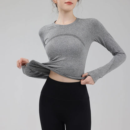 Women's Long Sleeve Yoga Shirts Sport Top
