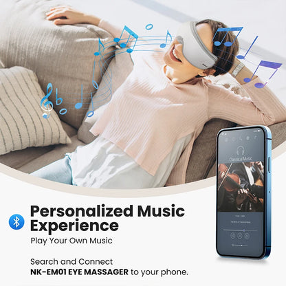 Bluetooth Eye Mask for Sleep Aid Relaxation