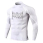 Men's Turtleneck Compression Quick Dry Gym Shirt