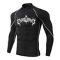 Men's Turtleneck Compression Quick Dry Gym Shirt