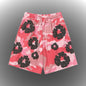 Casual Beach Pants 3D Printed Flower Shorts