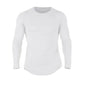 Plain Cotton Breathable Long Sleeve Gym Clothing