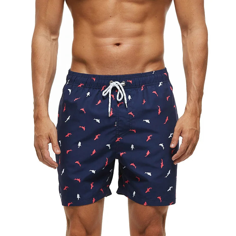 Quick Dry Summer Mens Swimwear Beach Shorts