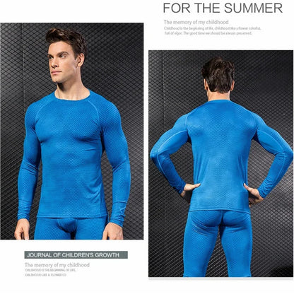 Men's Fitness Running Training Long-Sleeved Shirts