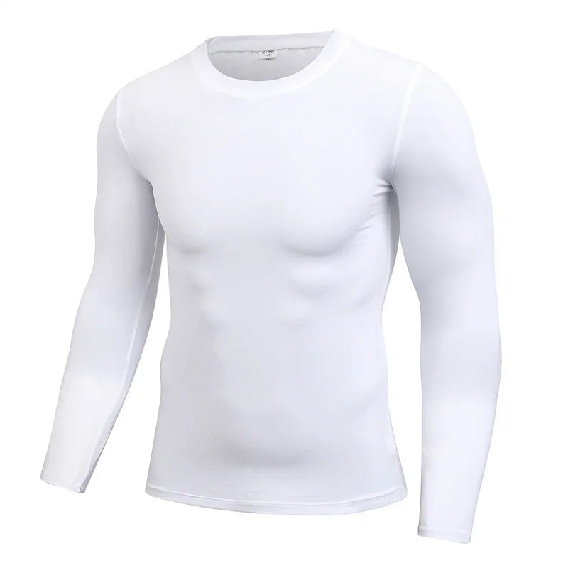 Men's Compression Running T-Shirt Fitness Long Sleeve