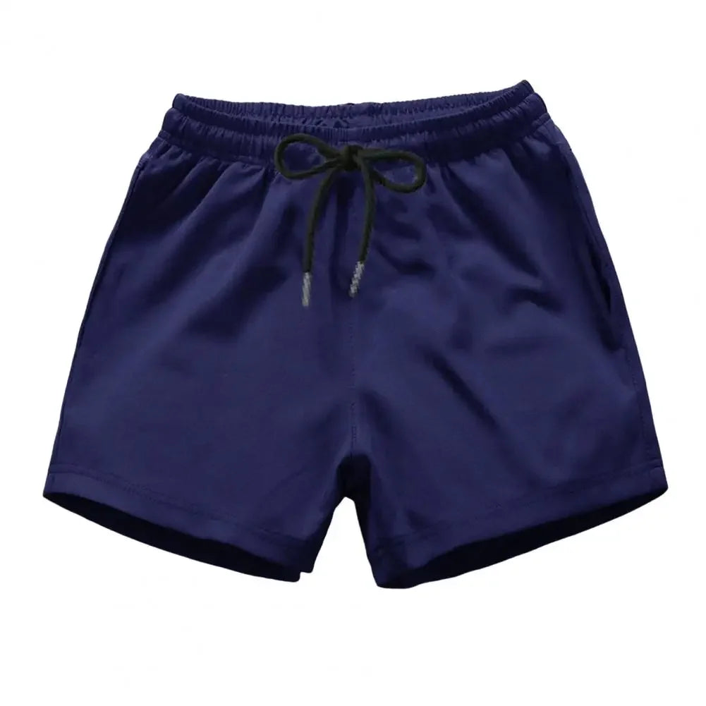 Men's Sports Gym Shorts Elastic Drawstring Waist