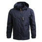 Outdoor Hooded Waterproof Tactical Windbreaker for Men