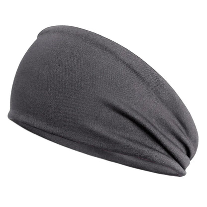 Men Women Sports Headband Elastic Fitness Sweatband