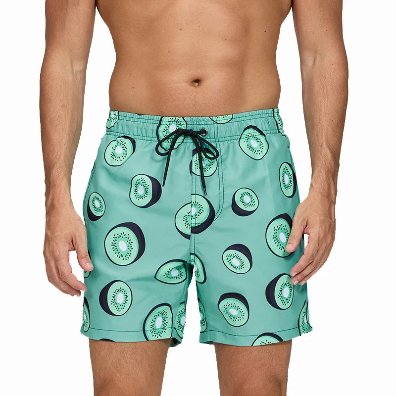 Quick Dry Summer Mens Swimwear Beach Shorts