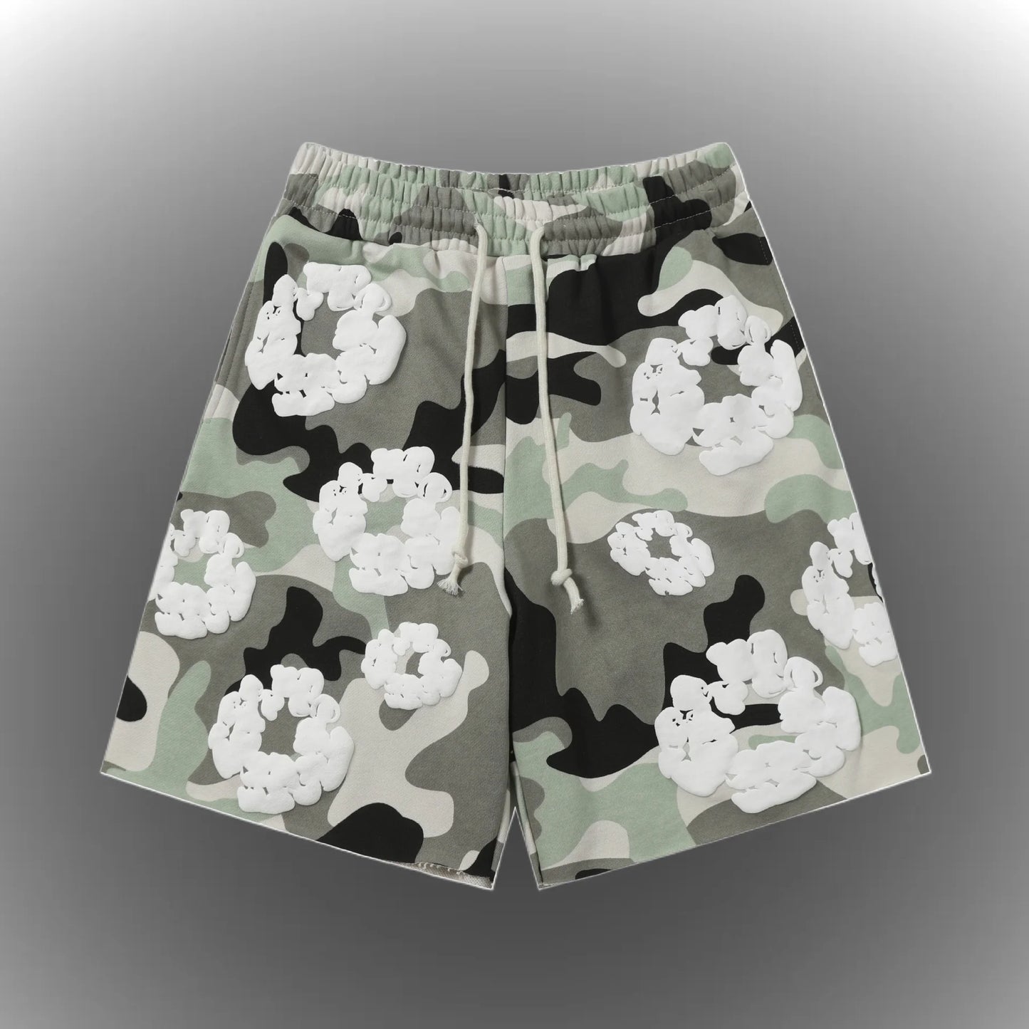 Casual Beach Pants 3D Printed Flower Shorts